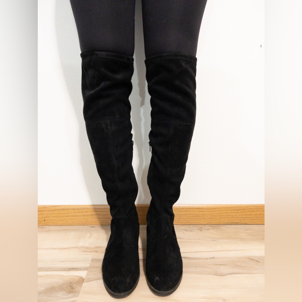 I.N.C. Women’s Imannie Over-The-Knee Boots, Created for Macy’s in Black